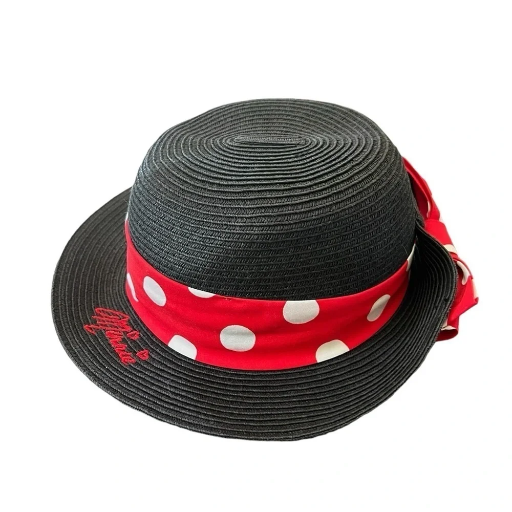 DISNEY Minnie Fedora with Bow Youth Size